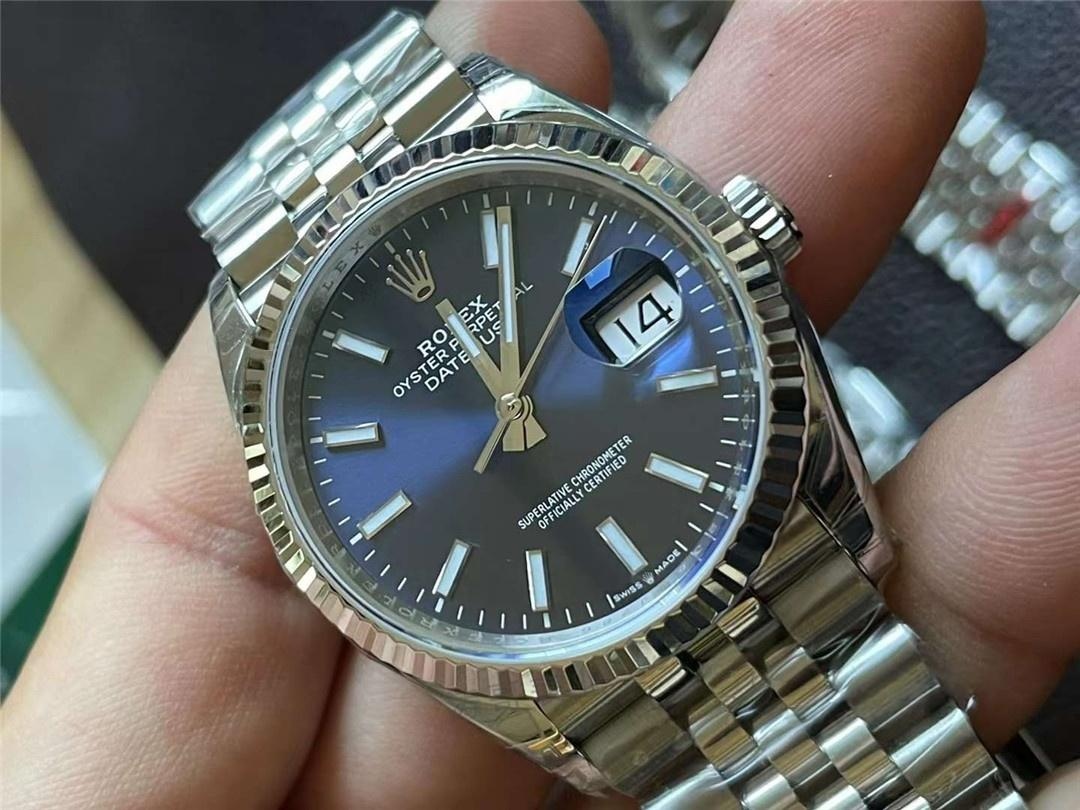VS Factory Rolex Datejust 36 fildişi beyaz Roma rakamlı işçiliği nasıl? Bir bakışta sahte belli olur mu? — 3. fotoğraf