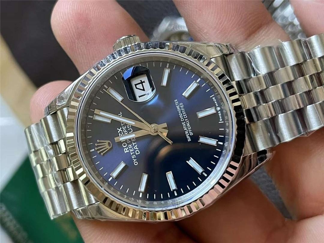 VS Factory Rolex Datejust 36 fildişi beyaz Roma rakamlı işçiliği nasıl? Bir bakışta sahte belli olur mu? — 5. fotoğraf