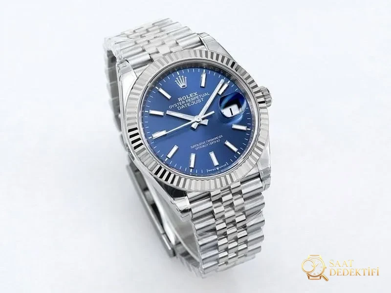 VS Factory Rolex Datejust 36 Mavi Kadran Replika Kol Saati - VS Saat - Kasa Profili ve Kurma Kolu İncelemesi