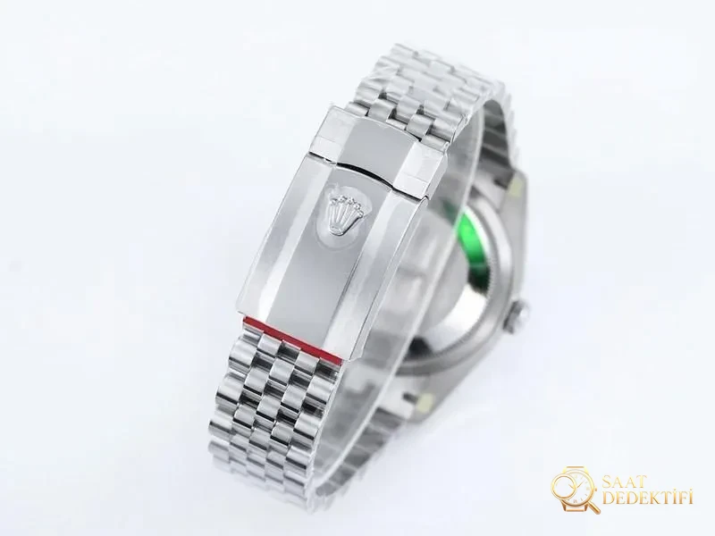 VS Factory Rolex Datejust 36 Mavi Kadran Replika Kol Saati - VS Saat - Klips Kilidi ve Lazer Damgalar