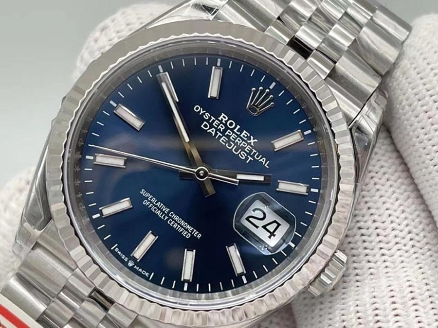 VS Factory Rolex Datejust 36 replika kol saati - VS saat 126234-0018 — 2. fotoğraf