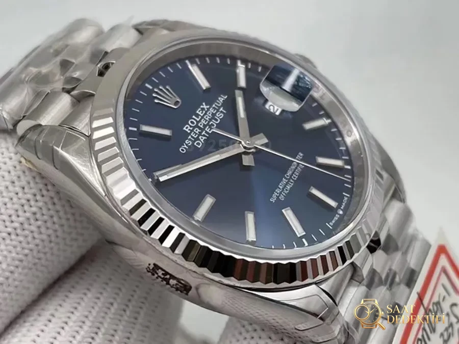 VS Factory Rolex Datejust 36 replika kol saati - VS saat 126234-0018 - Kasa Profili ve Kurma Kolu İncelemesi