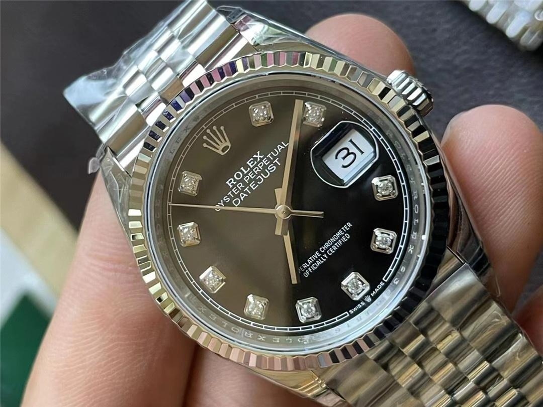 VS Factory Rolex Datejust 36 mm Dandong 3235 mekanizma — datejust'ın gerçek özü nötr tarzında saklı — 3. fotoğraf