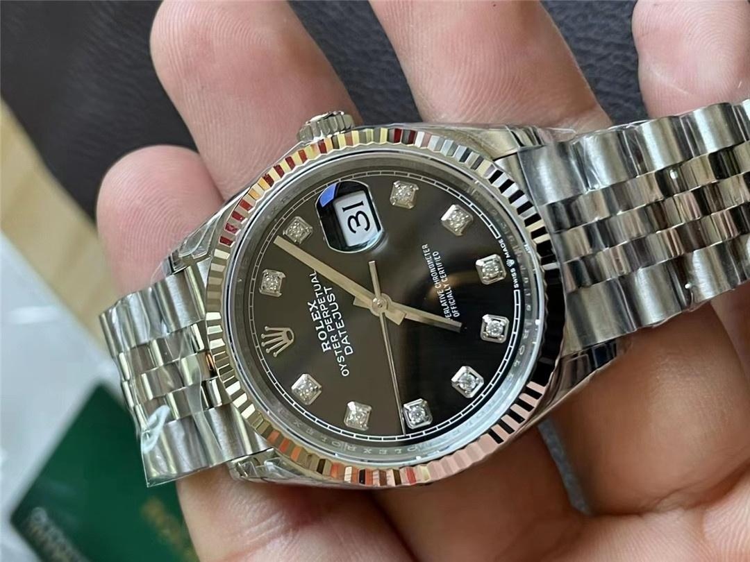 VS Factory Rolex Datejust 36 mm Dandong 3235 mekanizma — datejust'ın gerçek özü nötr tarzında saklı — 5. fotoğraf
