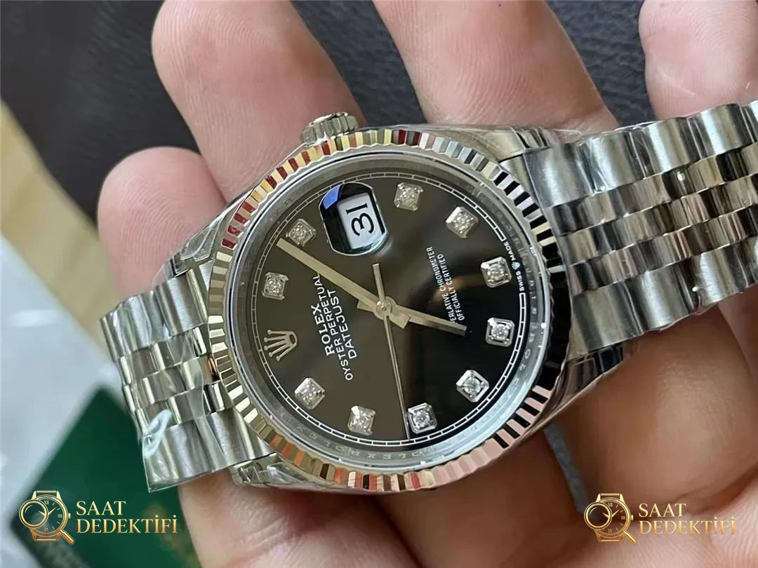 VS Factory Rolex Datejust 36 mm Dandong 3235 mekanizma — datejust'ın gerçek özü nötr tarzında saklı - görsel 4