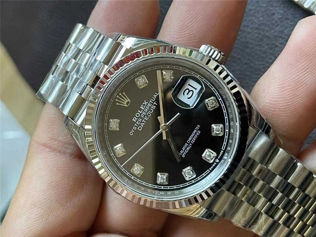 VS Factory Rolex Datejust 36 mm Dandong 3235 mekanizma — datejust'ın gerçek özü nötr tarzında saklı — 7. fotoğraf