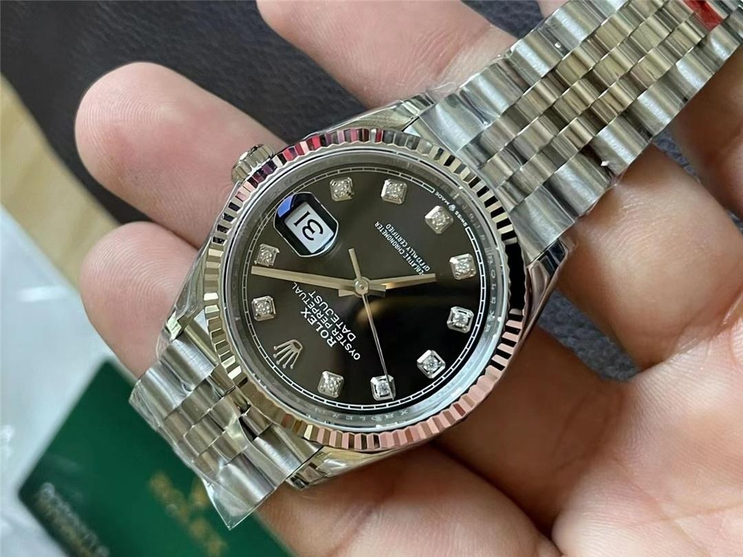 VS Factory Rolex Datejust 36 mm Dandong 3235 mekanizma — datejust'ın gerçek özü nötr tarzında saklı — 8. fotoğraf