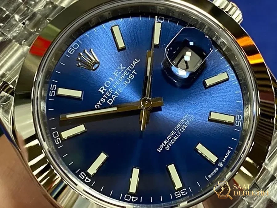 VS Factory Rolex Datejust 41 126300-0002 Replika Kol Saati - VS Saat - Kasa Profili ve Kurma Kolu İncelemesi