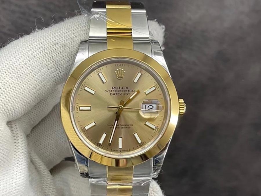 VS Factory Rolex Datejust 41 126303-0009 Replika Saat - VS Saat — 1. fotoğraf