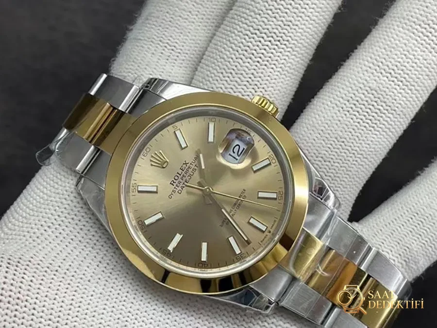 VS Factory Rolex Datejust 41 126303-0009 Replika Saat - VS Saat - Bilekte Duruş ve Kasa Orantısı