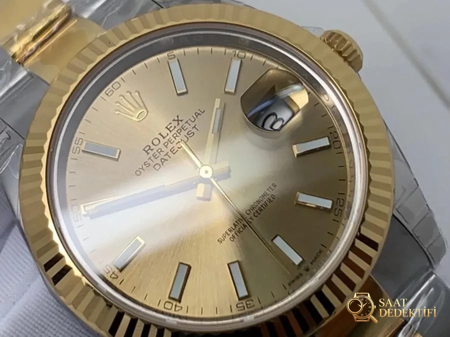 VS Factory Rolex Datejust 41 126333-0009 Replika Saat - VS Saat - Kasa Profili ve Kurma Kolu İncelemesi