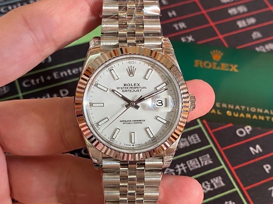 VS Factory Rolex Datejust 41 126334-0010 Replika Saat - VS Saat — 1. fotoğraf