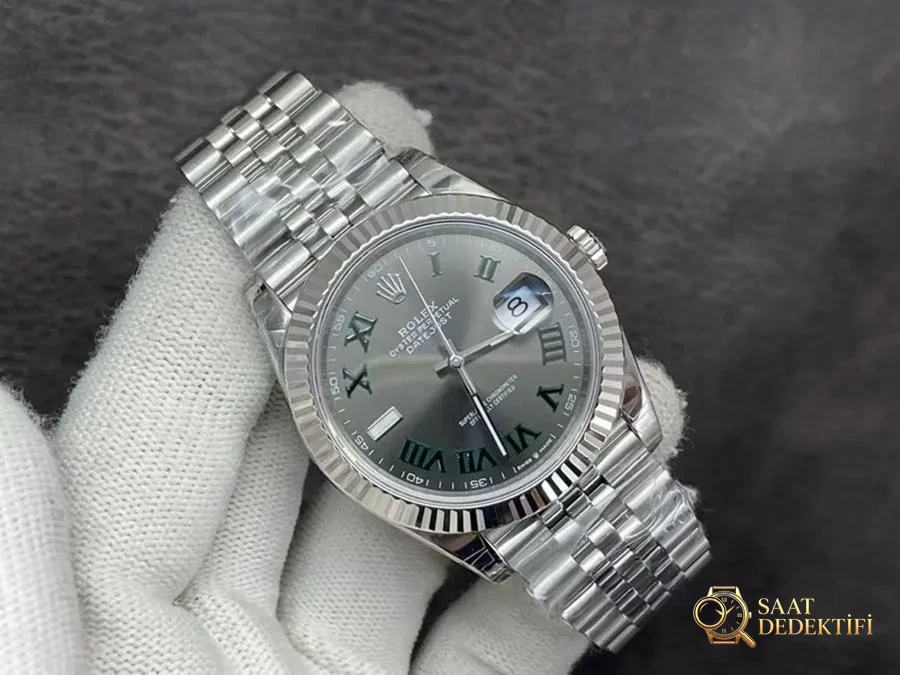 VS Factory Rolex Datejust 41 126334-0022 replika saat - VS Saat - Kasa Profili ve Kurma Kolu İncelemesi