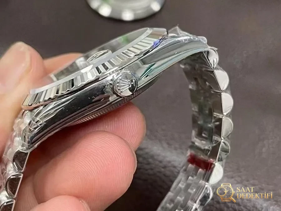 VS Factory Rolex Datejust 41 126334-0028 Replika Saat - VS Saat - Kasa Profili ve Kurma Kolu İncelemesi