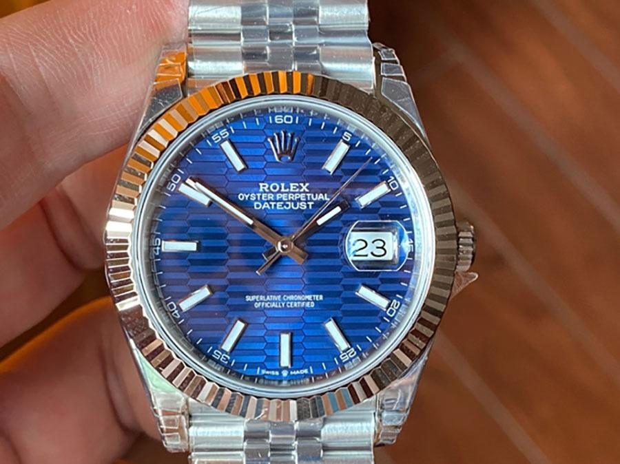 VS Factory Rolex Datejust 41 126334-0032 replika saat - VS saat — 1. fotoğraf