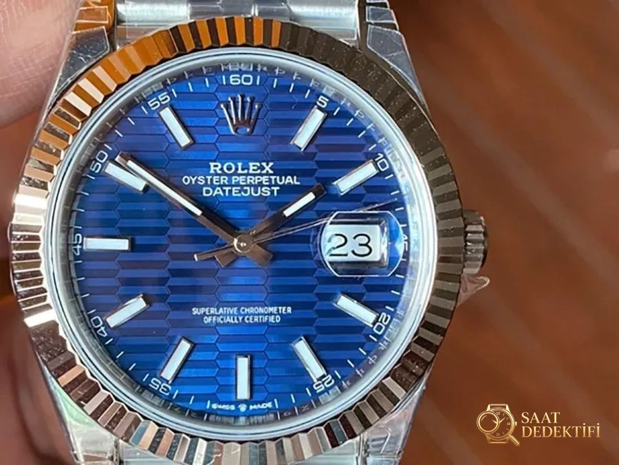 VS Factory Rolex Datejust 41 126334-0032 replika saat - VS saat - Kasa Profili ve Kurma Kolu İncelemesi