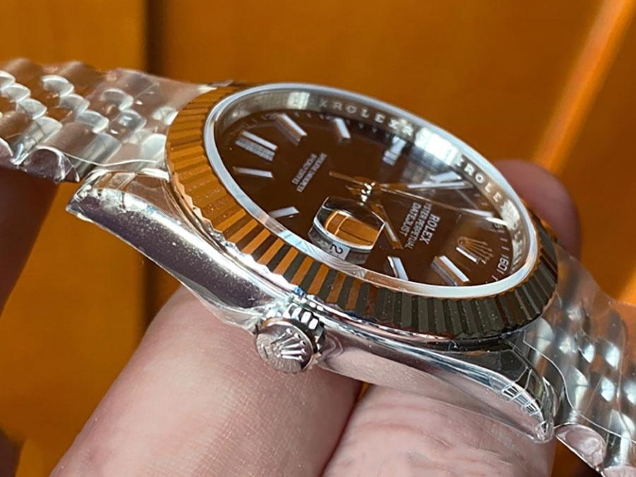 VS Factory Rolex Datejust 41 126334-0032 replika saat - VS saat — 6. fotoğraf