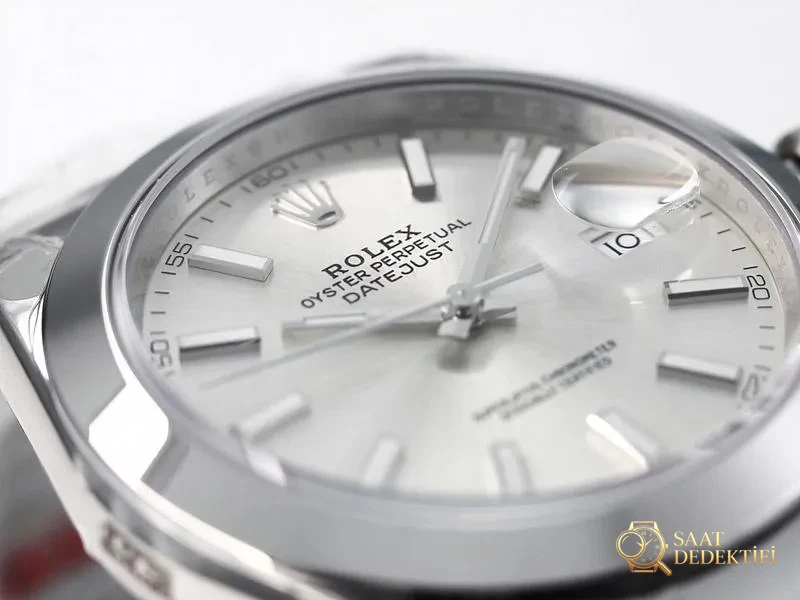 VS Factory Rolex Datejust 41 aperture gray dial model replica wristwatch - VS watch - Back Cover and Mechanism Detail