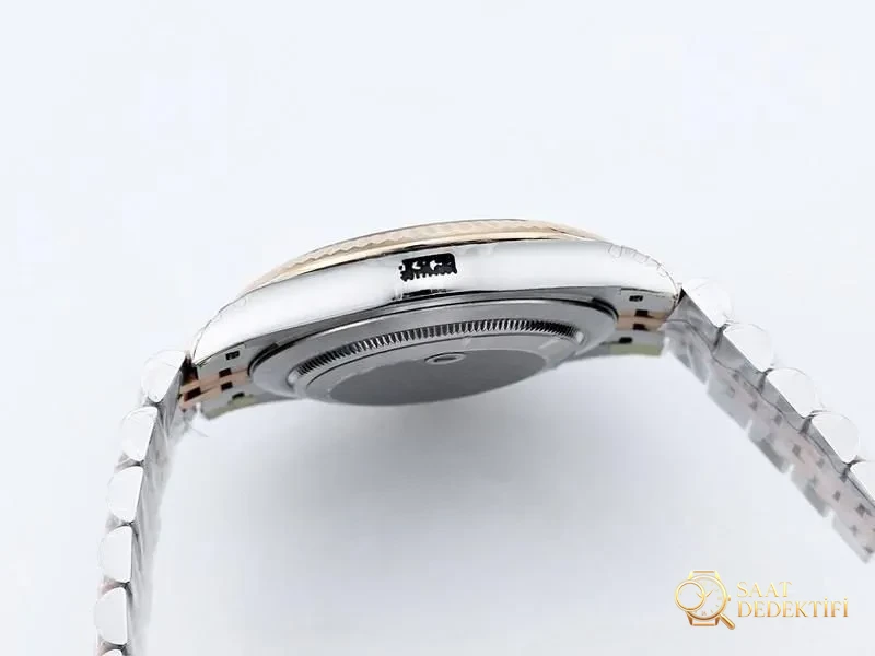 VS Factory Rolex Datejust 41 Everose Gold Grau kariertes Zifferblatt Replik-Armbanduhr – VS-Uhr – Makro-Zifferblatt und Index-Verarbeitung