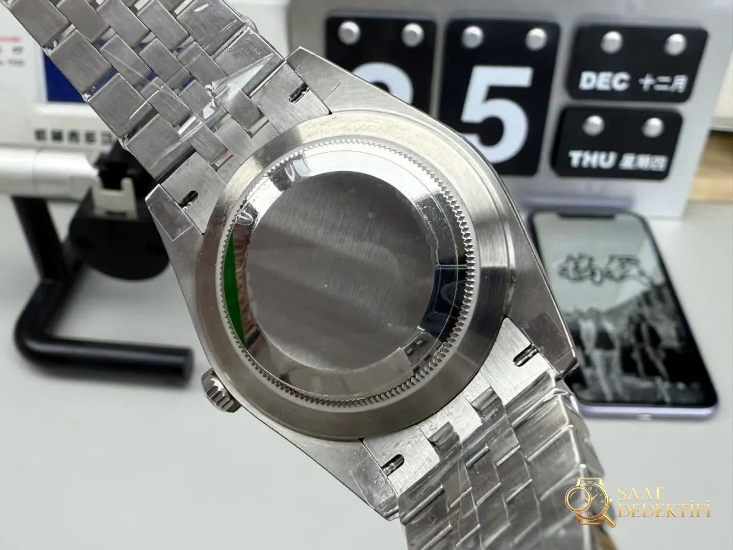 VS Factory Rolex Datejust 41 mm Gri Kadran Dandong 3235 Mekanizma İşçilik İncelemesi - Bilekte Duruş ve Kasa Orantısı