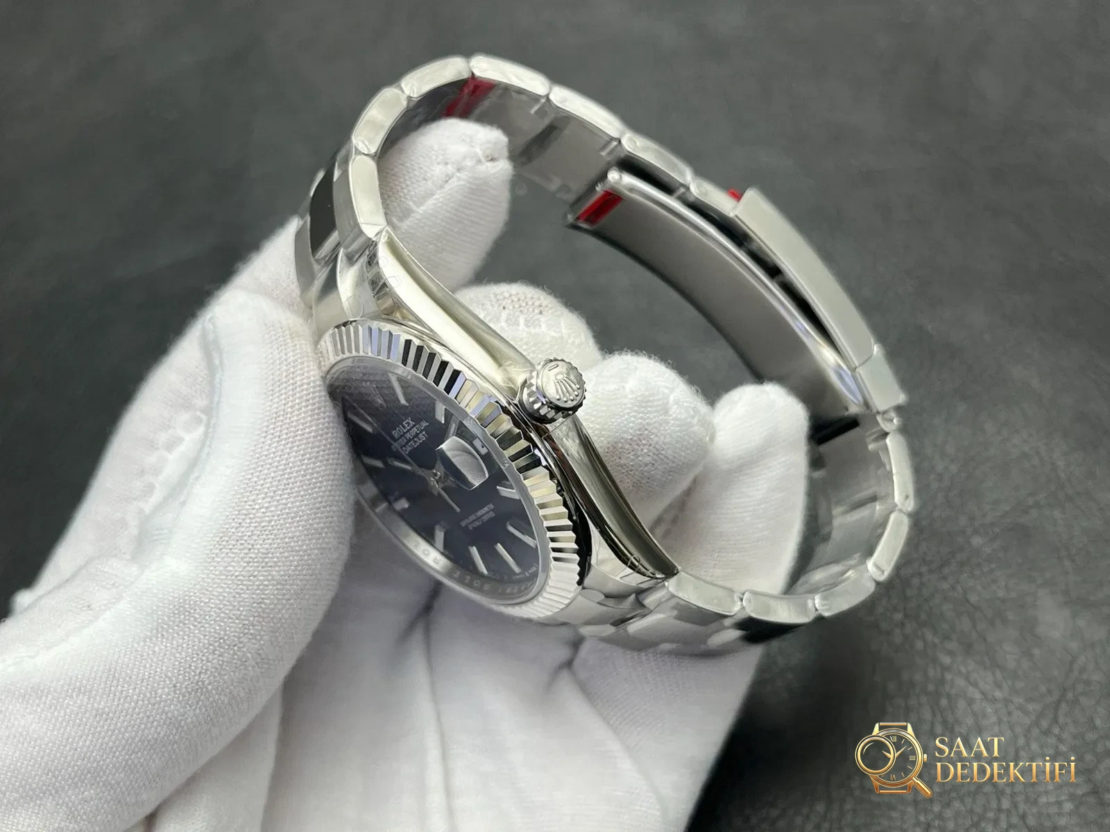 VS Factory Rolex Datejust 41mm Safir Cam Çizilmezlik ve Netlik Testi - fotoğraf 5