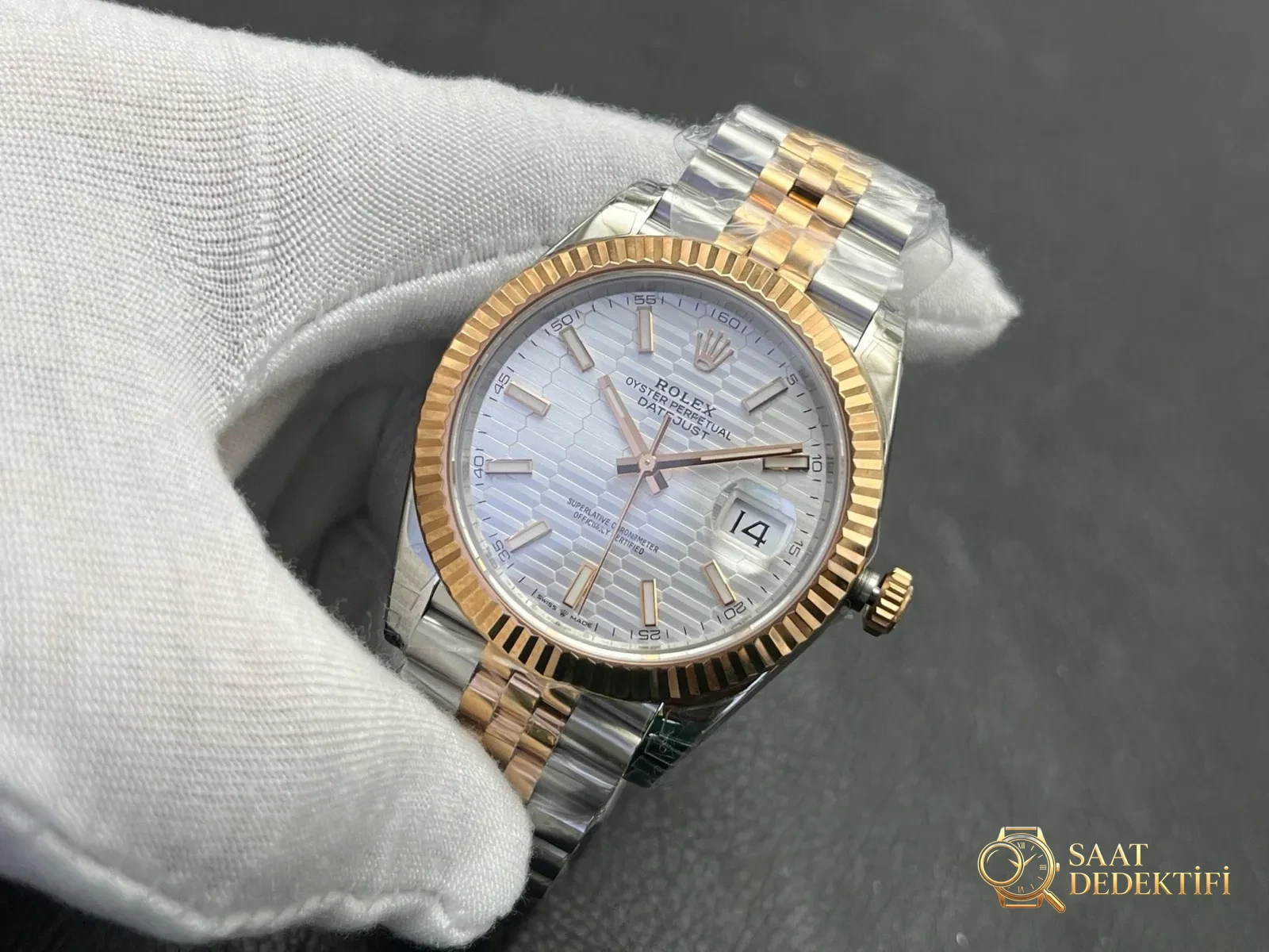 VS Factory Rolex Datejust 41mm Rehaut Halka İşçiliği ve Yazı Netliği İncelemesi