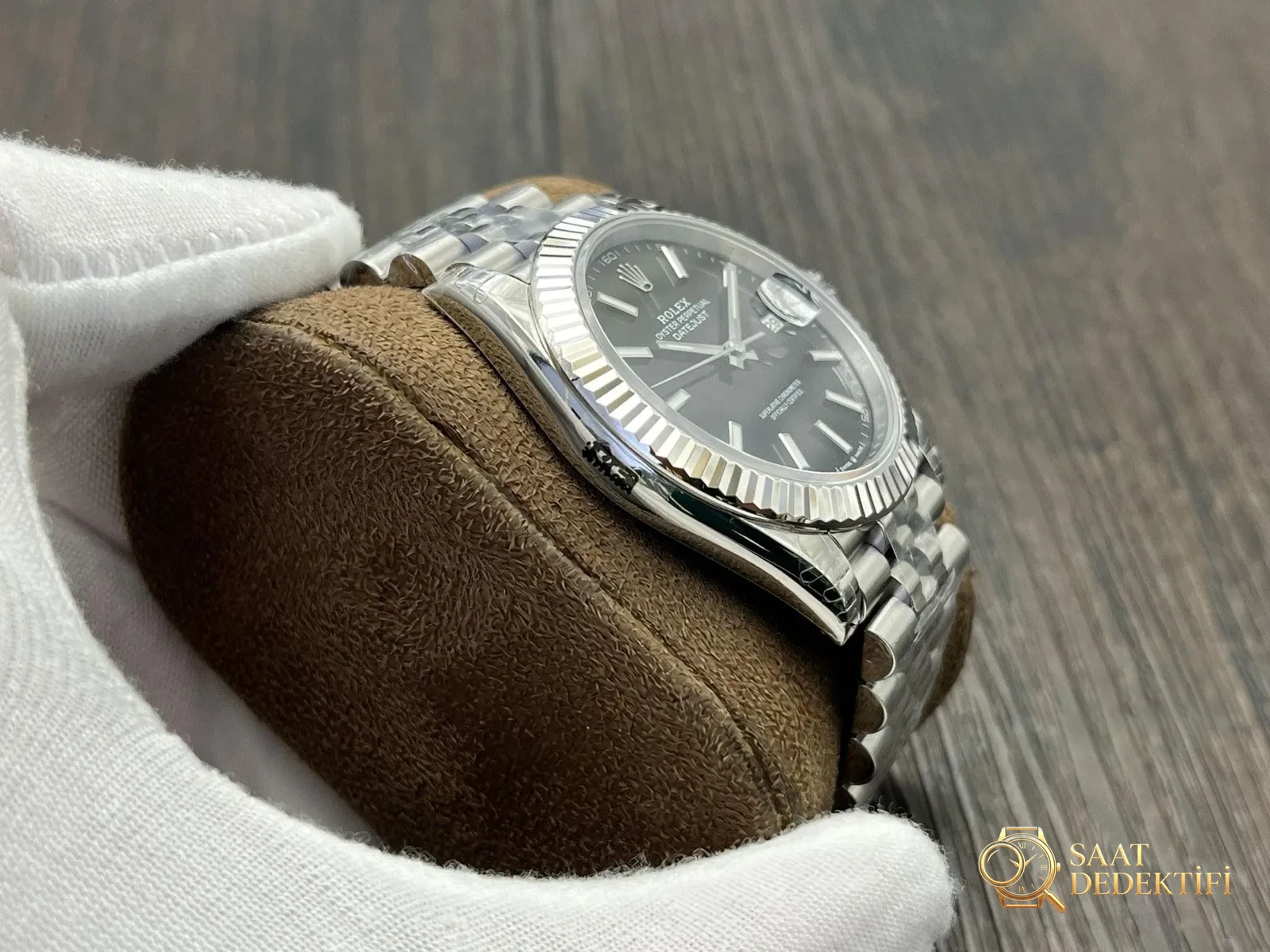 VS Factory Rolex Datejust 41mm Oyster Kordon ve Düz Bezel Uyumu İncelemesi - fotoğraf 4