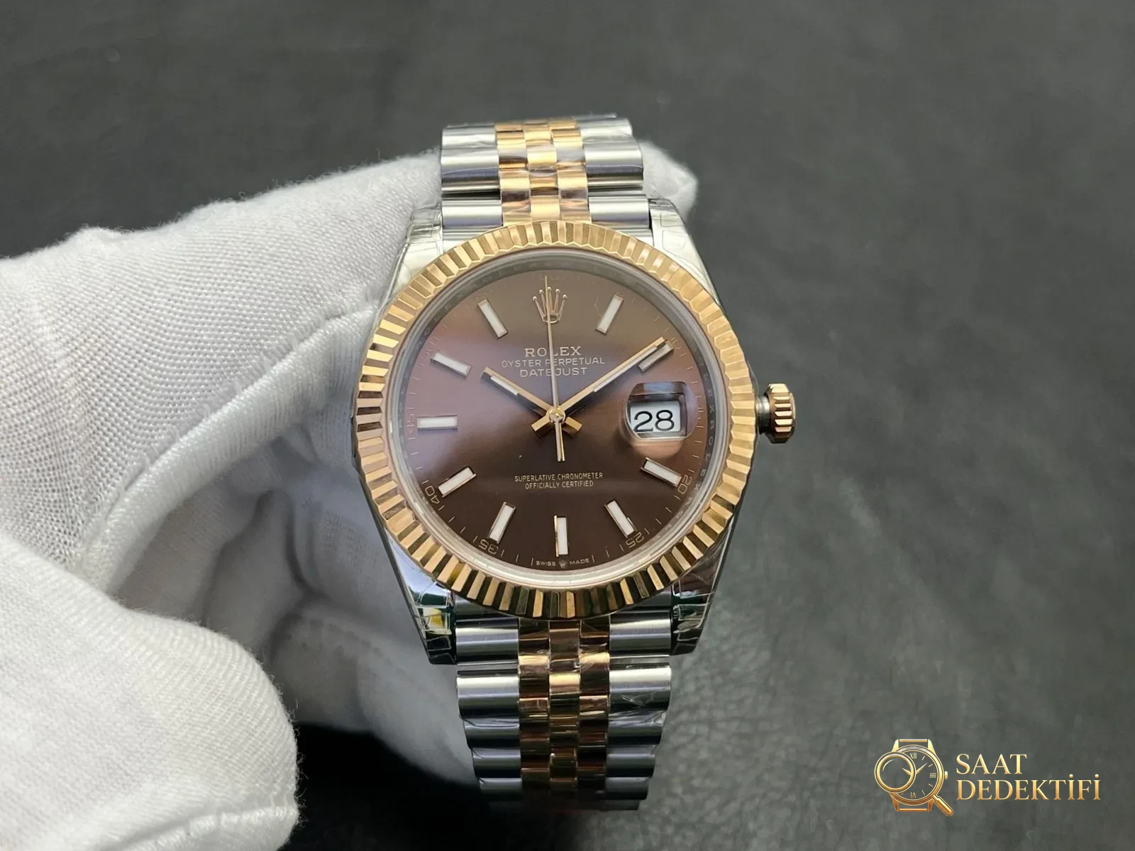 VS Factory Rolex Datejust 41 MM Kol Saati - Kasa Profili ve Kurma Kolu İncelemesi