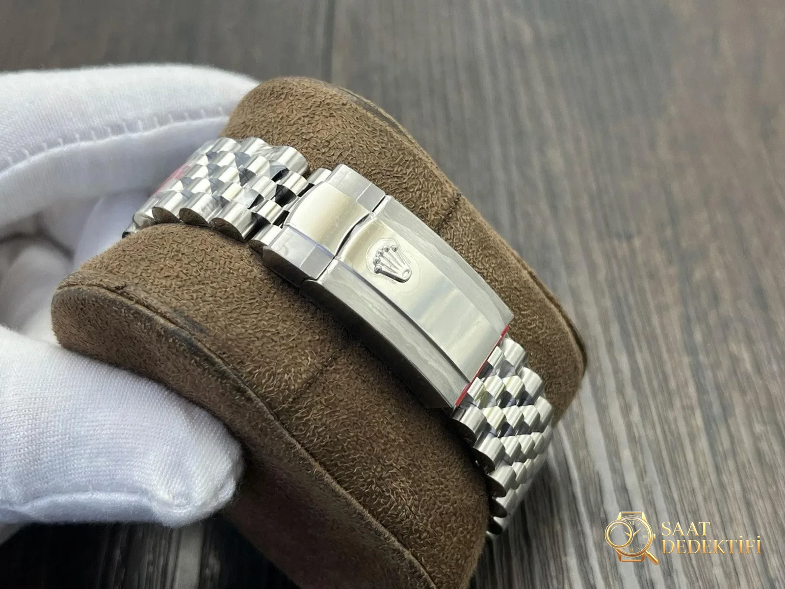 VS Factory Rolex Datejust 41mm Nane Yeşili Kadran Jubilee Bileşimi - fotoğraf 6