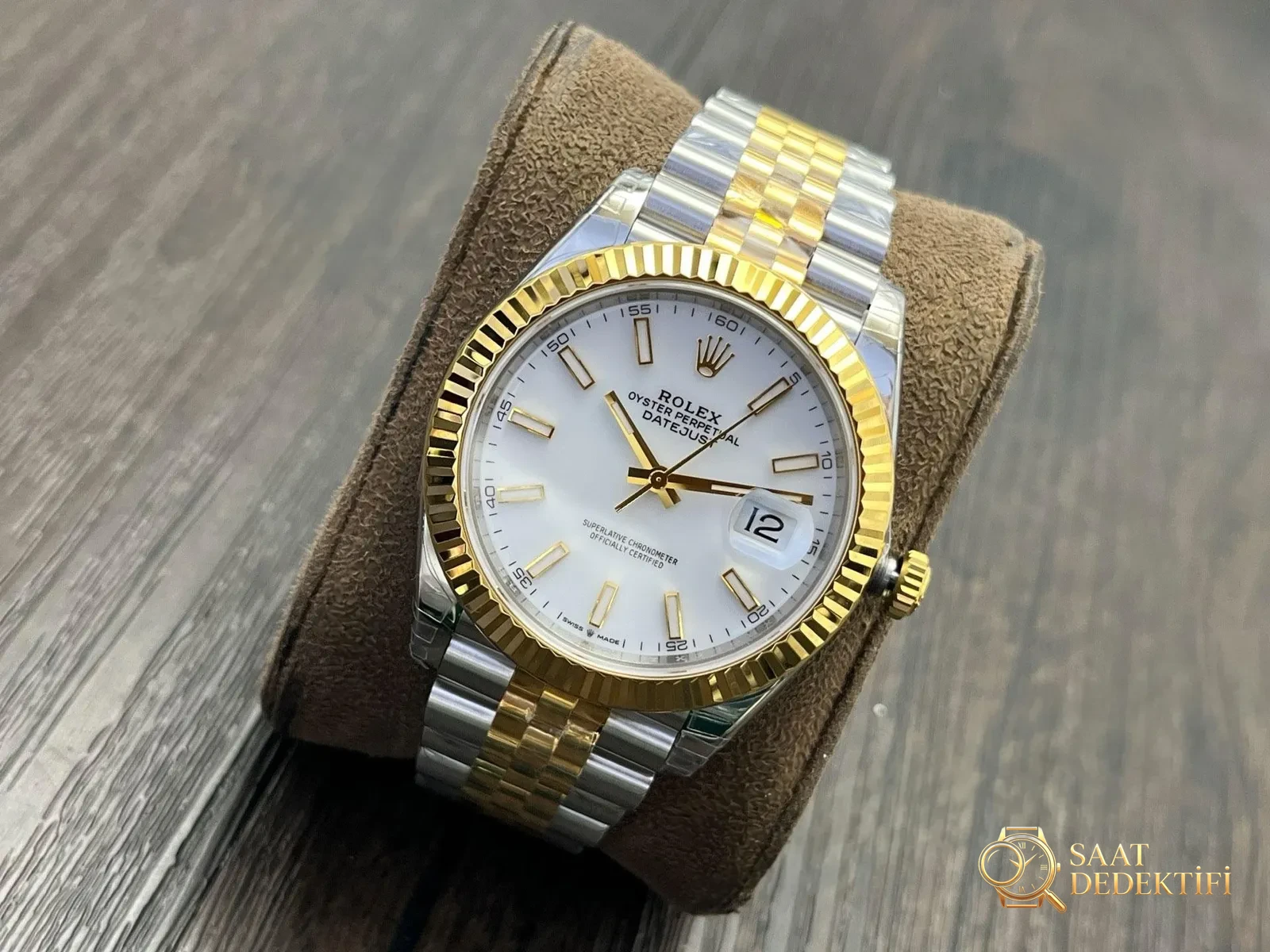 VS Factory Rolex Datejust 41mm Mavi Kadran Fluted Bezel Detayları İncelemesi - fotoğraf 2