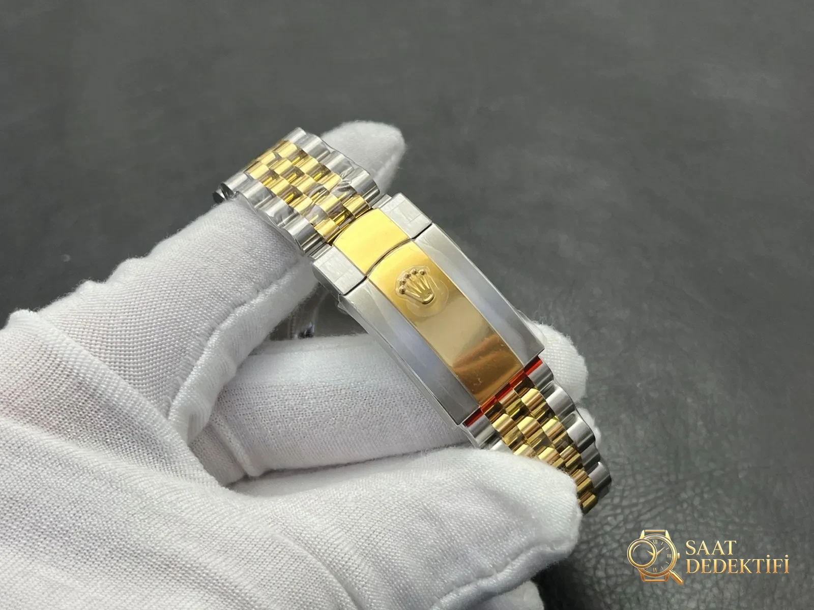 VS Factory Rolex Datejust 41mm Two Tone Sarı Altın Fluted Jubilee İncelemesi - fotoğraf 6