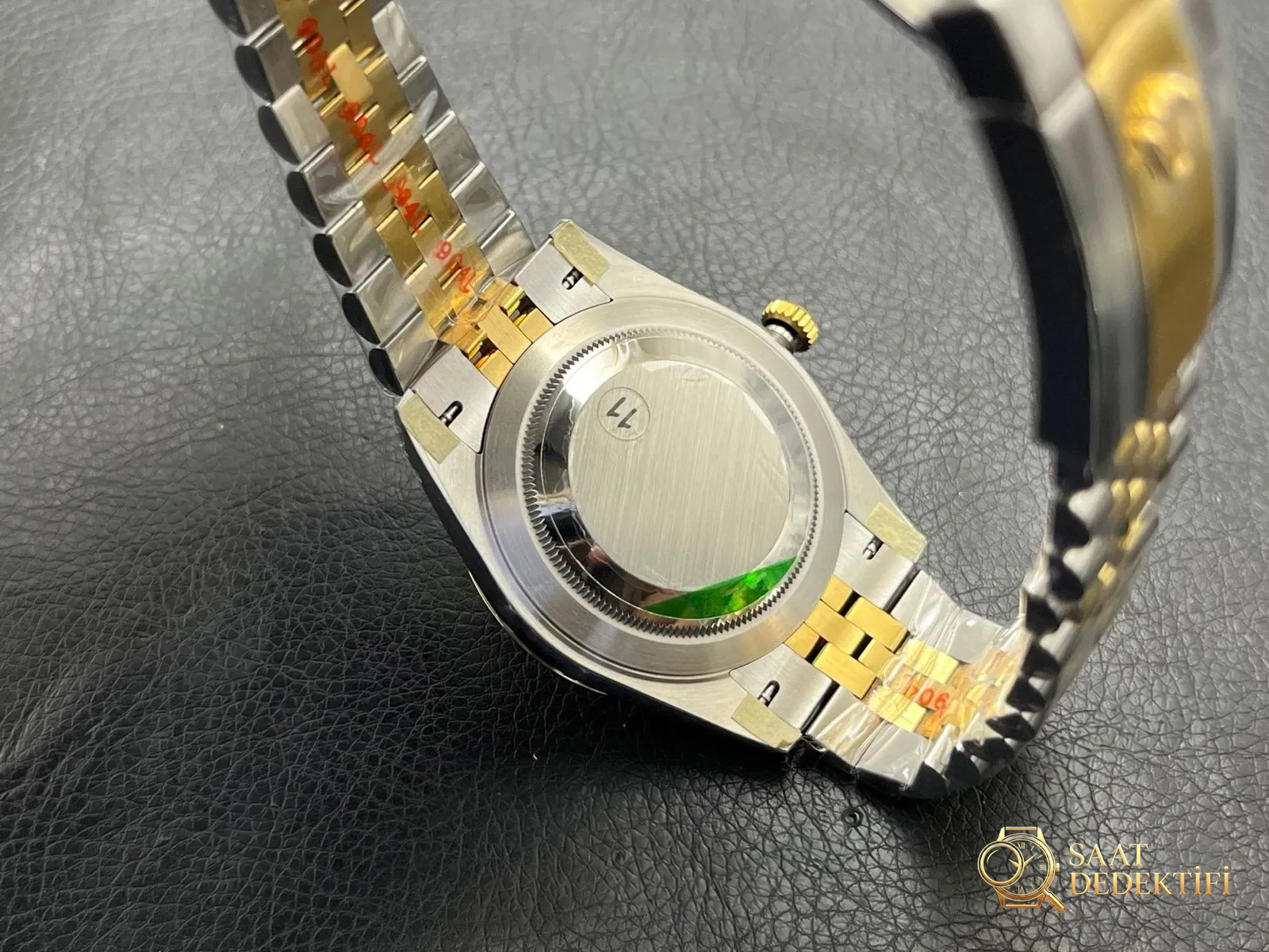 VS Factory Rolex Datejust 41mm Two Tone Sarı Altın Fluted Jubilee İncelemesi - fotoğraf 8