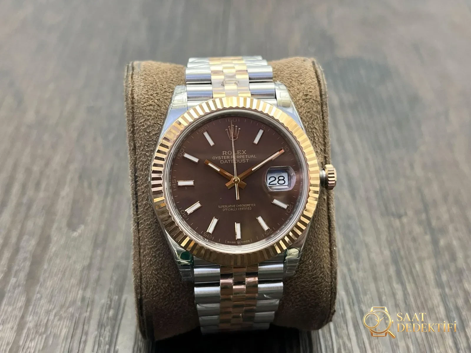 VS Factory Rolex Datejust 41mm Gümüş Kadran Güneş Işığı Deseni İncelemesi - fotoğraf 1