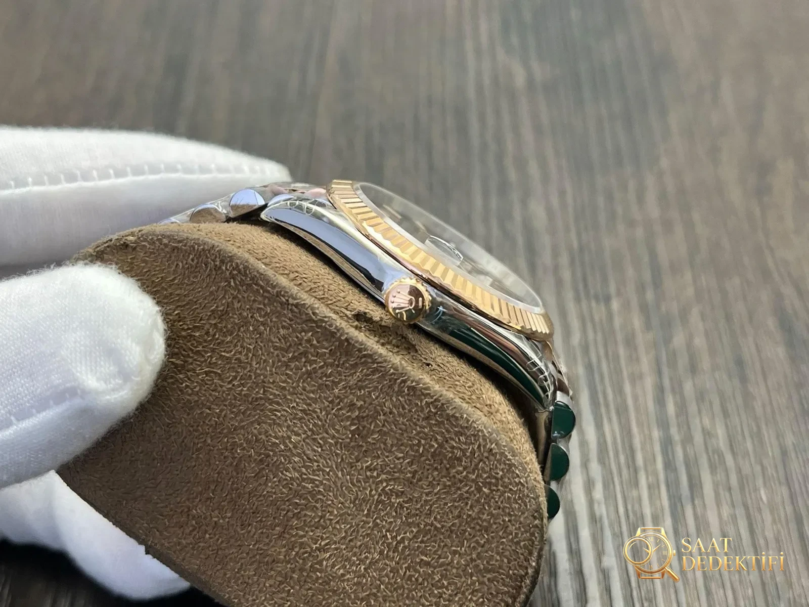 VS Factory Rolex Datejust 41mm Gümüş Kadran Güneş Işığı Deseni İncelemesi - fotoğraf 4