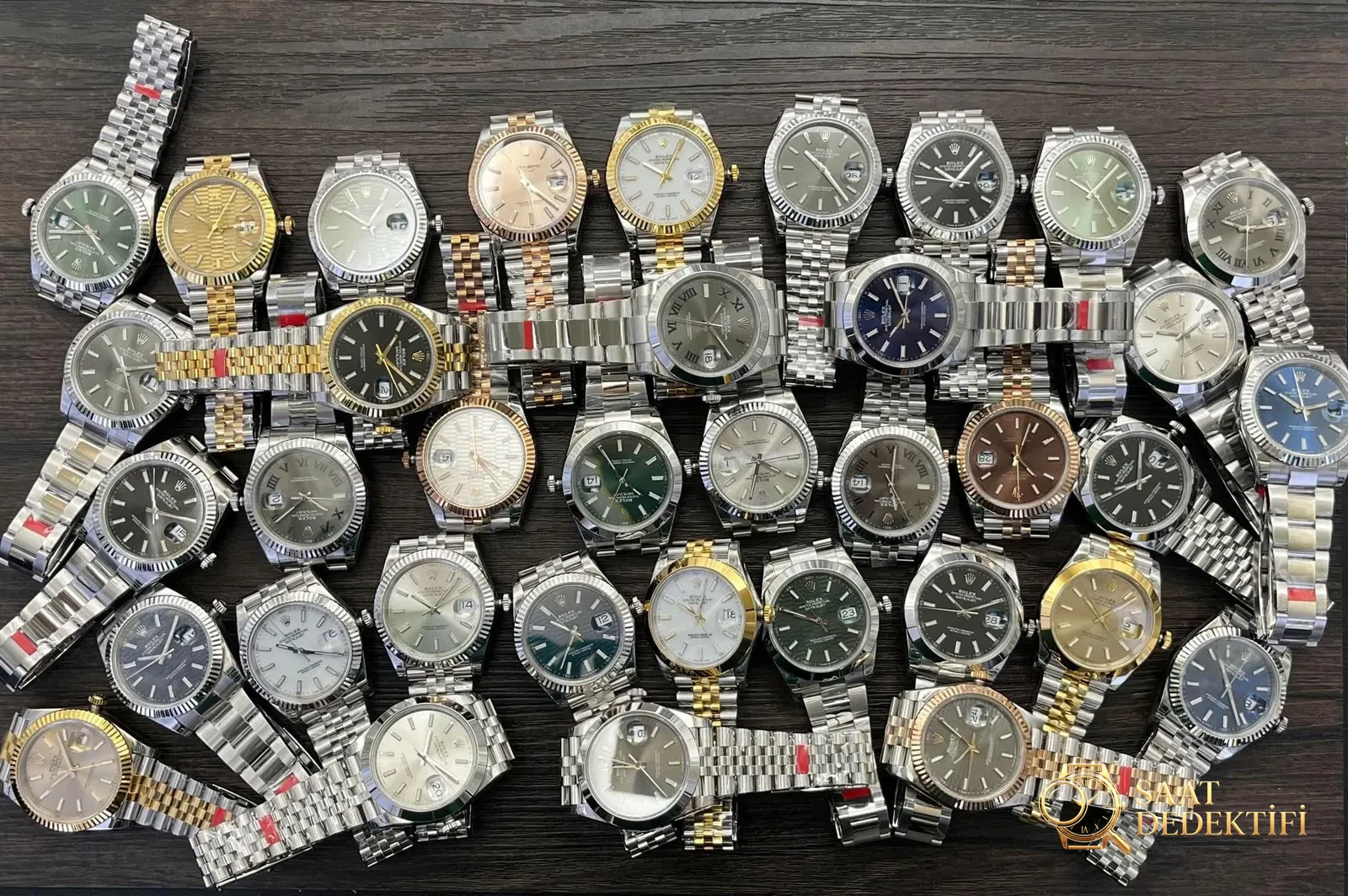 VS Factory Rolex Datejust 41mm Slate Gri Wimbledon Kadran Tarzı İncelemesi - ön görünüm