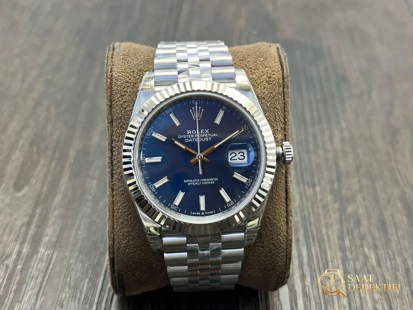 VS Factory Rolex Datejust 41mm Roma Rakamlı Kadran Tipografisi İncelemesi - ön görünüm