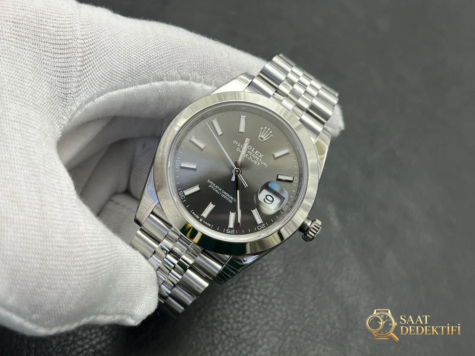 VS Factory Rolex Datejust 41mm Safir Kristal Cam ve Cyclops Büyüteç İncelemesi - fotoğraf 1