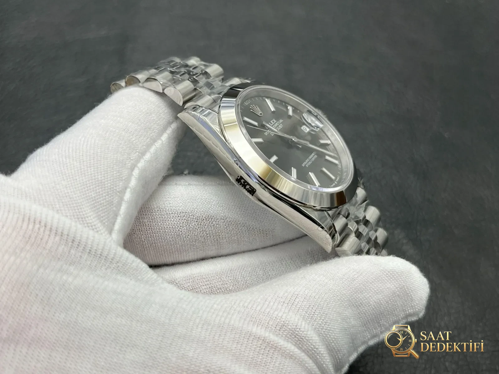 VS Factory Rolex Datejust 41mm Safir Kristal Cam ve Cyclops Büyüteç İncelemesi - fotoğraf 5