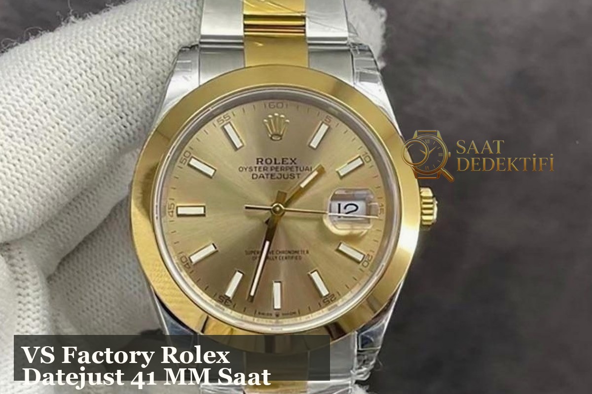 VS Factory Rolex Datejust 41mm Super Clone Dandong Kalibre Performansı İncelemesi - ön görünüm