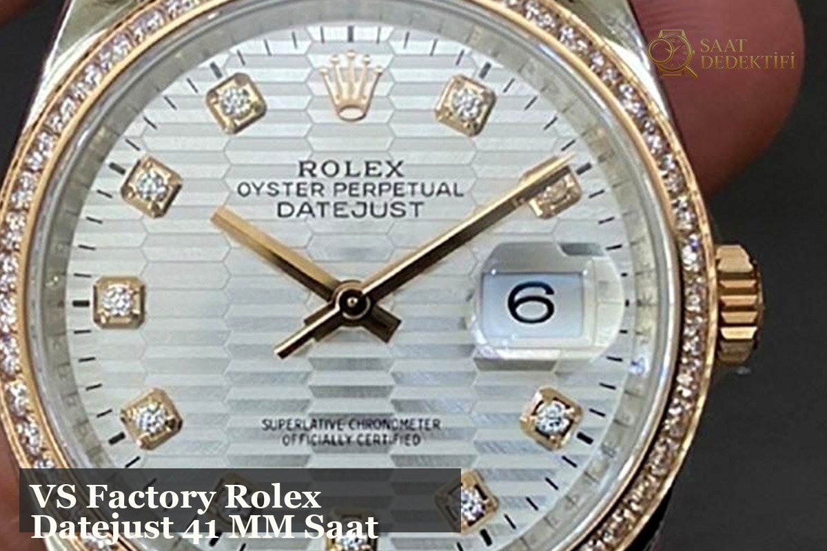 VS Factory Rolex Datejust 41mm Su Geçirmezlik ve Twinlock Kurma Kolu İncelemesi