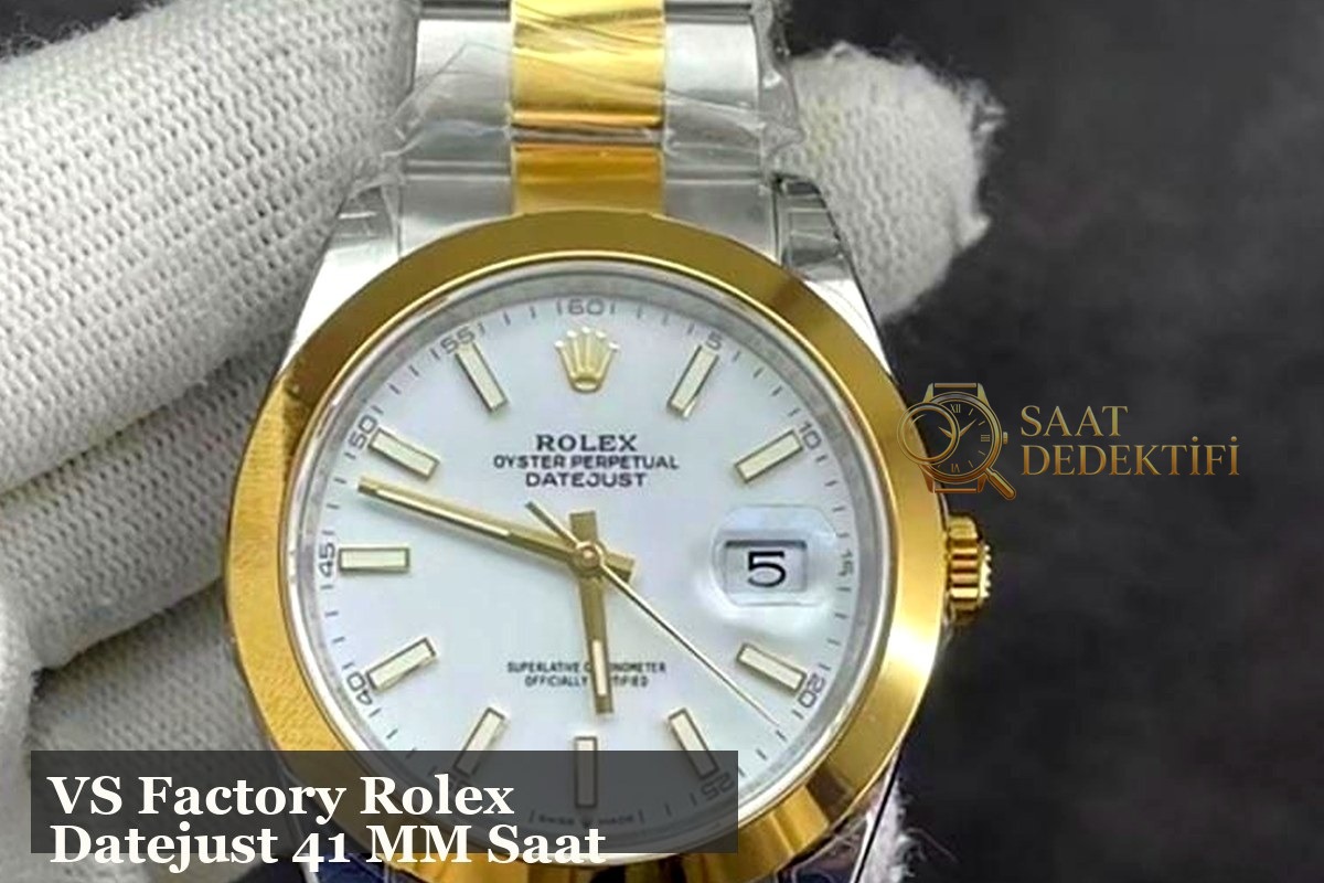 VS Factory Rolex Datejust 41mm Mavi Kadran Jubilee Bilezik Kombinasyonu İncelemesi