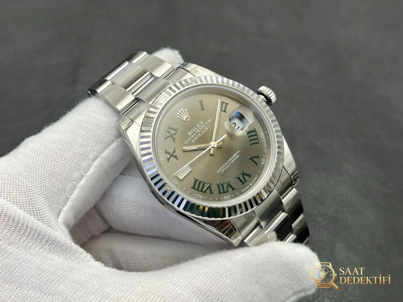 VS Factory Rolex Datejust 41mm Siyah Kadran Oyster Kordon Uyumu İncelemesi - fotoğraf 4