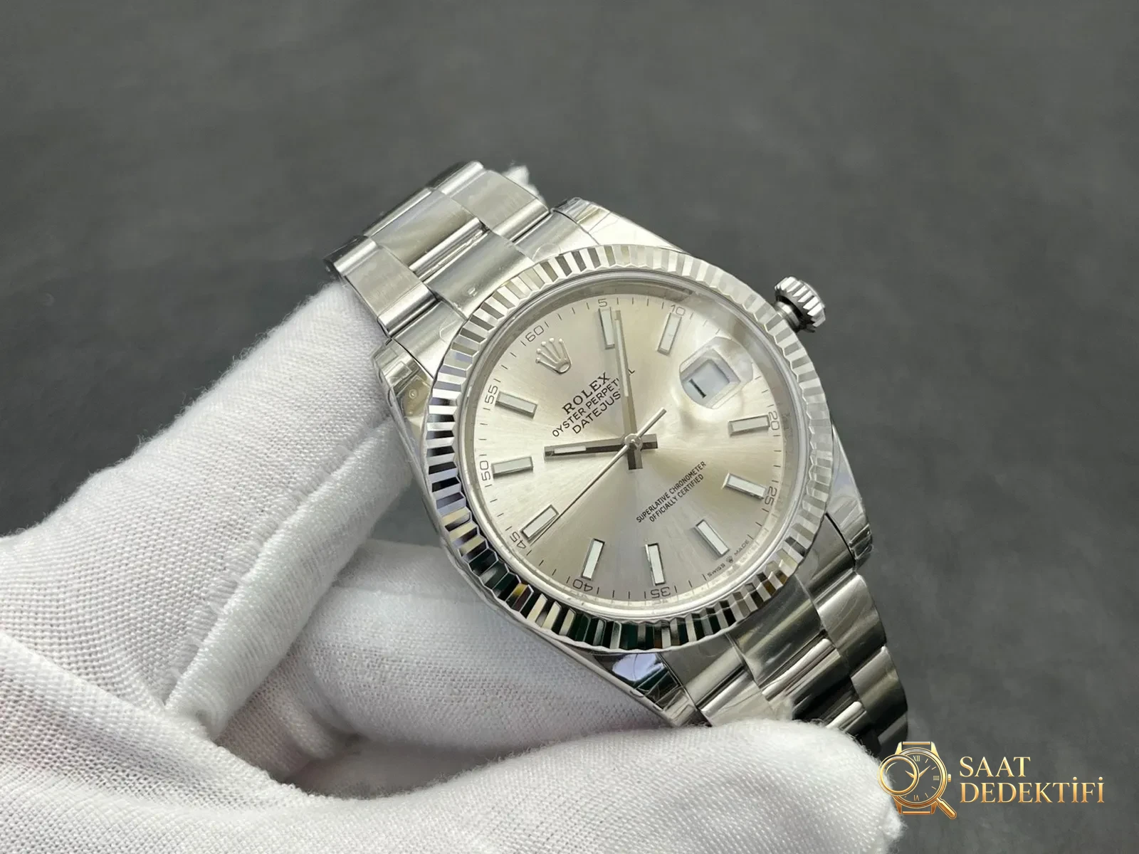 VS Factory Rolex Datejust 41mm Roze Altın Jubilee Çift Renk Modeli İncelemesi - fotoğraf 2