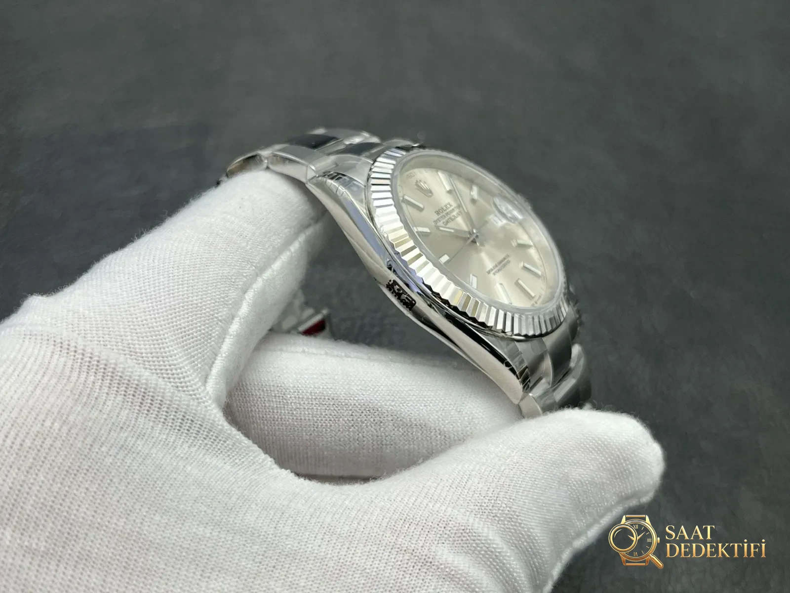 VS Factory Rolex Datejust 41mm Roze Altın Jubilee Çift Renk Modeli İncelemesi - fotoğraf 4