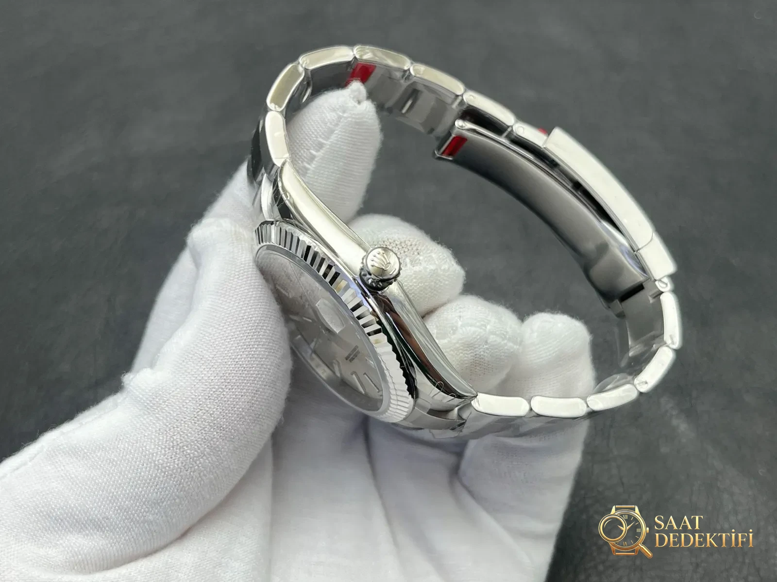 VS Factory Rolex Datejust 41mm Roze Altın Jubilee Çift Renk Modeli İncelemesi - fotoğraf 5