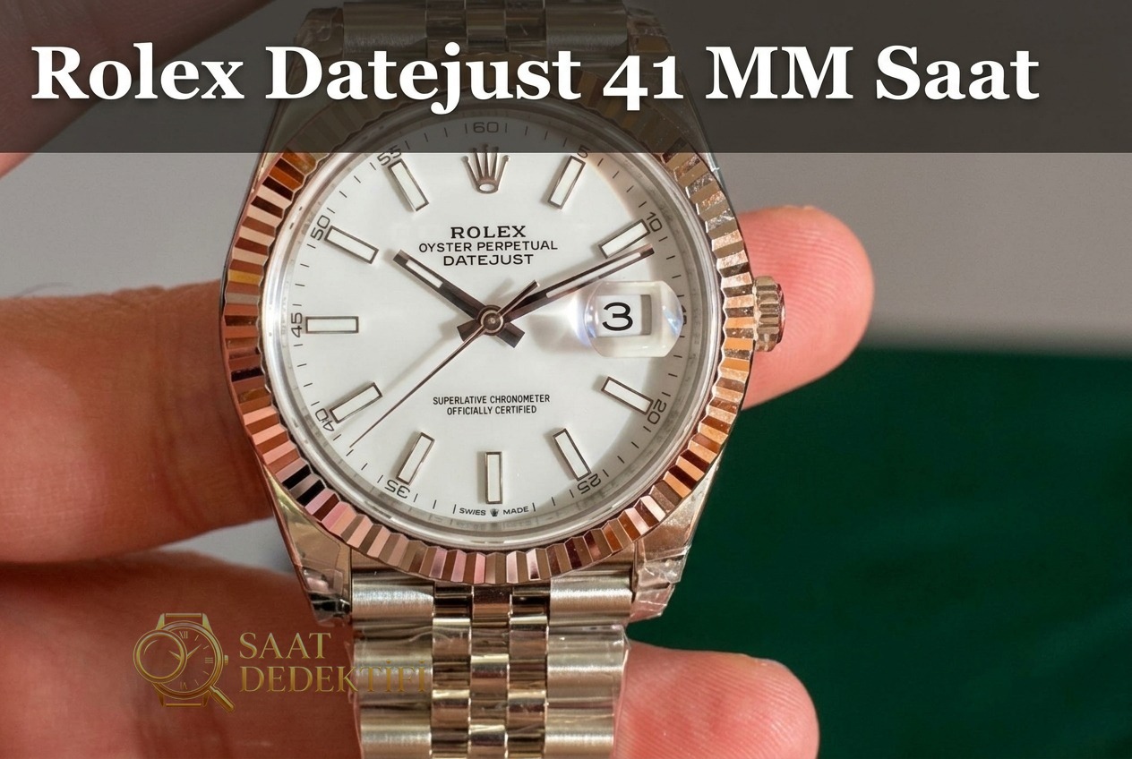 VS Factory Rolex Datejust 41mm Klips Güvenlik Kilit Sistemi - ön görünüm