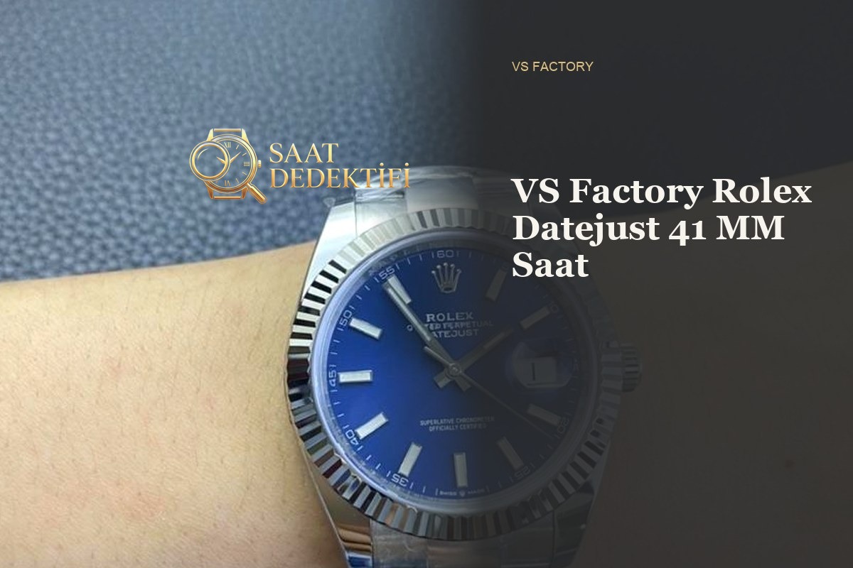 VS Factory Rolex Datejust 41mm İki Tonlu Altın Kaplama Aşınma Direnci İncelemesi - ön görünüm