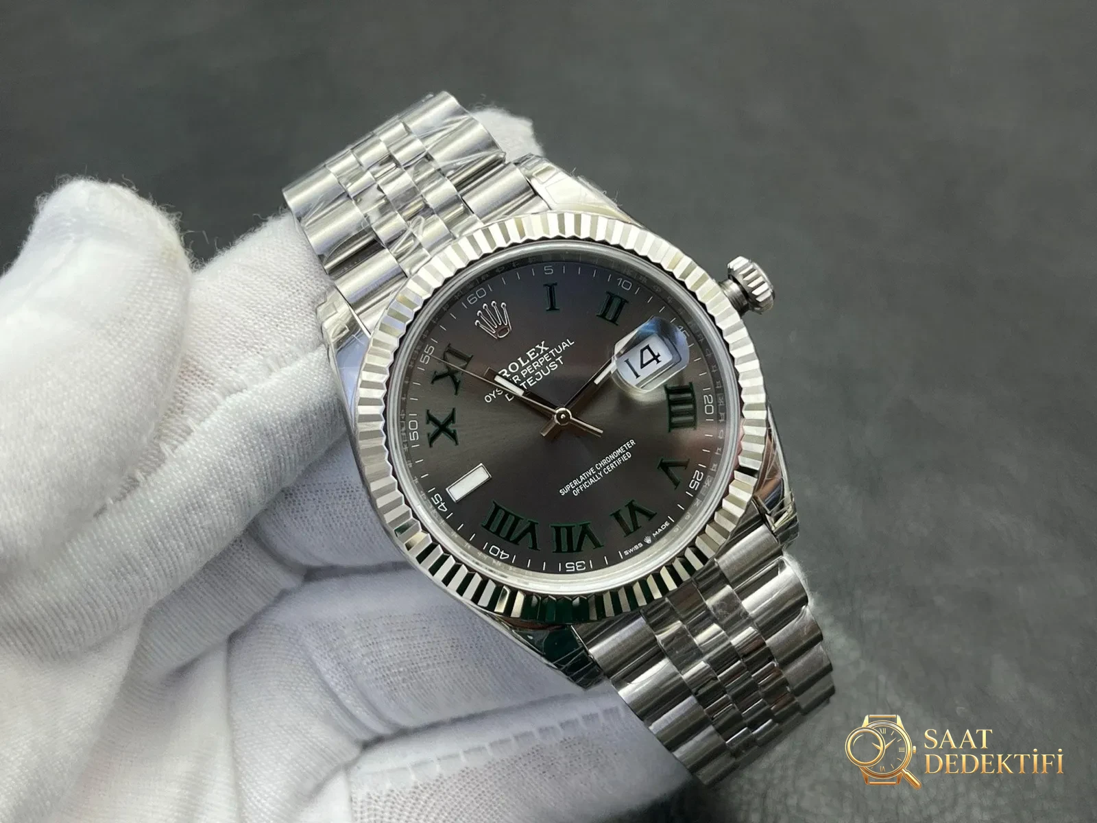 VS Factory Rolex Datejust 41mm Tarih Penceresi Büyütme Oranı Analizi - fotoğraf 2