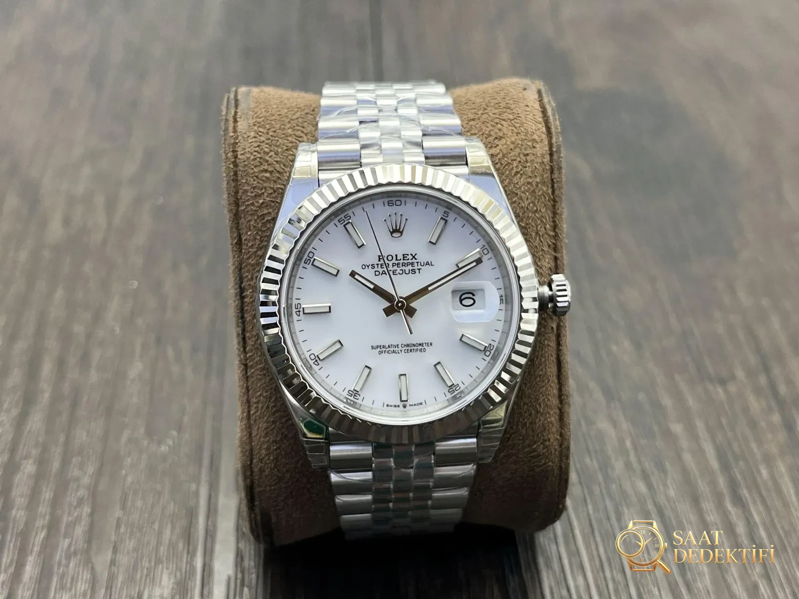 VS Factory Rolex Datejust 41mm Oyster Üç Parça Çelik Kordon - fotoğraf 1