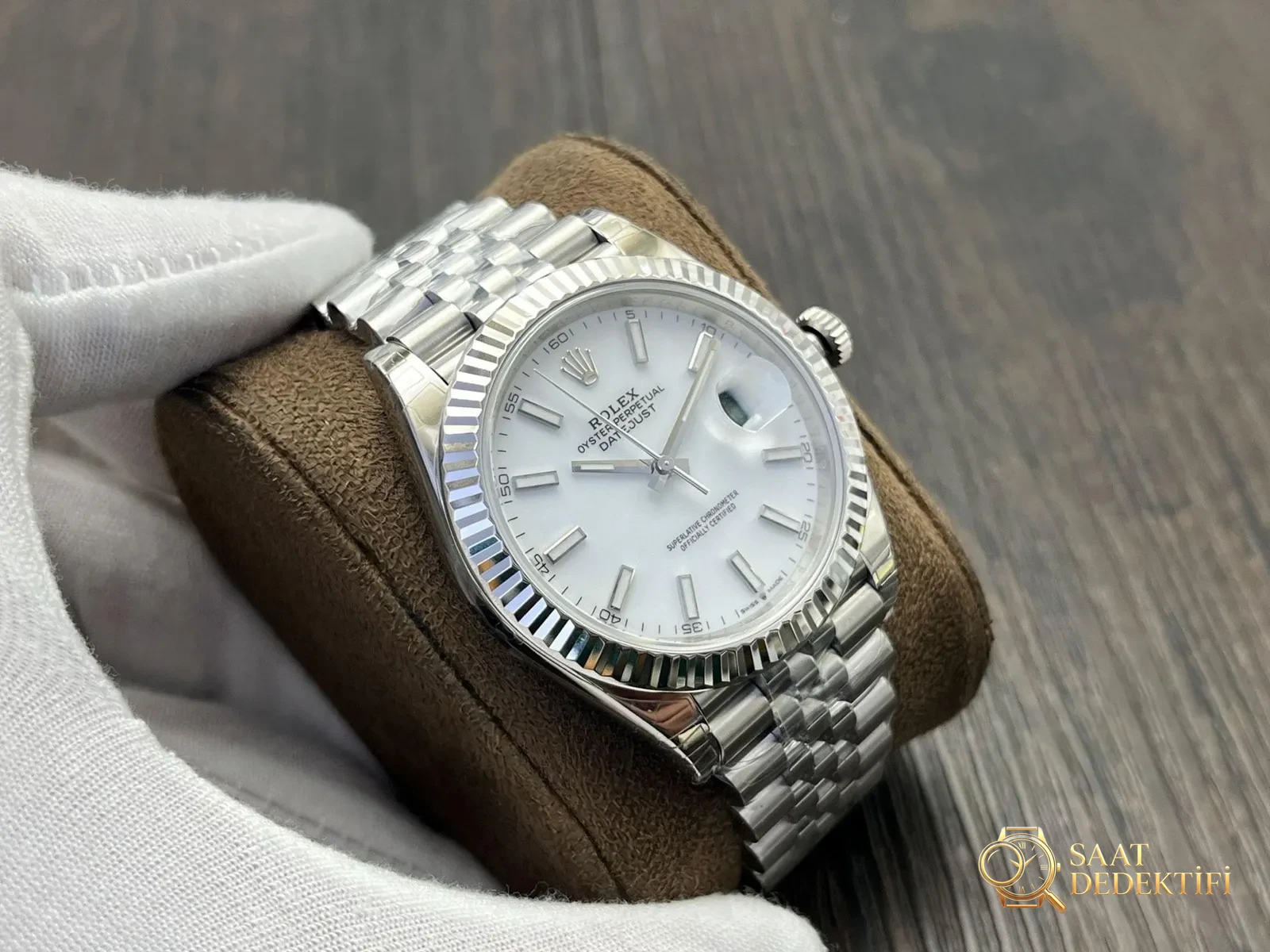 VS Factory Rolex Datejust 41mm Oyster Üç Parça Çelik Kordon - fotoğraf 3